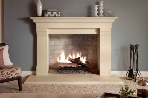 The Florentina Fireplace Surround by Kindred from Pines Stone Co.